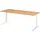 bümö Schreibtisch Serie-XB Buche / Weiß