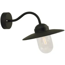 Nordlux Luxembourg, Wand-/Deckenbeleuchtung für den Außenbereich, Schwarz, Metal