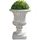 Hti-Living Athene 30,5 x 30,5 x 41 cm Grau