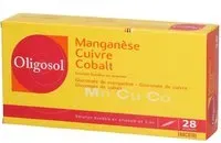 Laboratoire Labcatal Manganèse-Cuivre-Cobalt Oligosol Ampoule(S) Buvable(S) 28 pc(s)