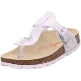 superfit Footbed Slippers Sandale Weiß/Silber 24