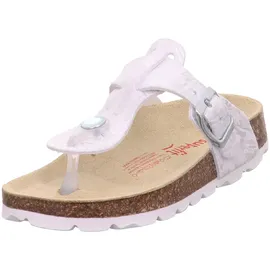superfit Footbed Slippers Sandale Weiß/Silber 24