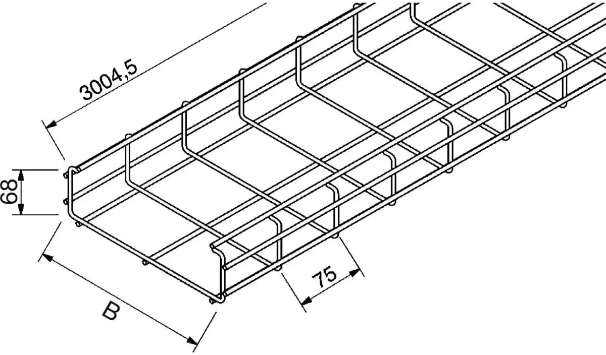 Rico C-Gitterrinne 100X50 16S1-100-C