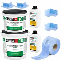 LEVEL PLUS Dichtset 30 kg Balkonabdichtung 2K Badabdichtung