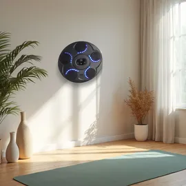 shop'n smile ideoon Fitness-Boxmaschine mit 7 Stufen & Bluetooth-Musik – Reaktions- & Koordinationstrainer, inkl. Boxhandschuhe – Für mehr Motivation