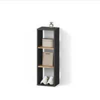 livinity® Bücherregal 30 x 90,5 cm Grau