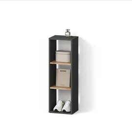 livinity® Bücherregal 30 x 90,5 cm Grau
