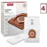 Miele Staubsaugerbeutel HyClean Pure CO, passend für Miele, 5 St., Miele Original Zubehör, mit bester Filtrationsleistung weiß