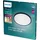 Philips Superslim 1 rund schwarz