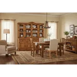 XXL Mexico Buffet Vitrine Schrank, Pinie massiv, Landhausstil