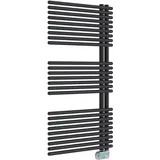SANOTECHNIK Designheizkörper Wien 1132 x 600 mm 640 W schwarz