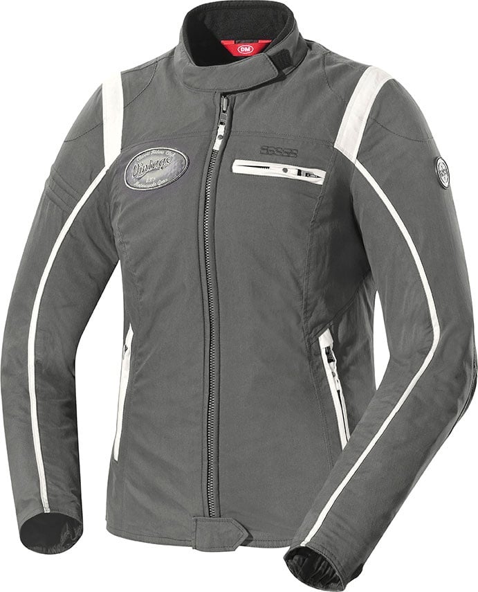 IXS Ridley, Textiljacke wasserdicht Damen - Grau/Beige - M