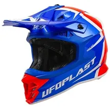 UFO PLAST Intrepid Helm BLAU/ROT XL
