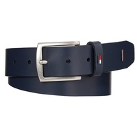 Tommy Hilfiger Denton Leather Belt 3.5 EXT W85 Space Blue