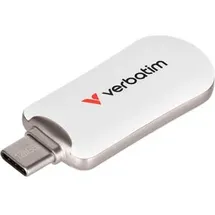 Verbatim Plectra White 128GB USB-C Flash Drive 30229