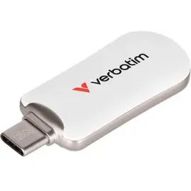 Verbatim Plectra White 128GB USB-C Flash Drive 30229
