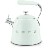 SMEG Retro Flötenkessel für Herd, 2,4 Q (Pastellgrün)