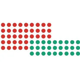 Franken Moderationskarte Moderationsklebepunkt Kreis 19mm rot und grün 1000 Stück