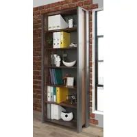 Forte Clif Aktenregal 86 x 41,6 x 220,7 cm grau