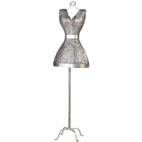 Casablanca modernes Design Casablanca - Büste, Kleiderbüste - Purley - Metall - antik-Silber - H155cm, B41cm