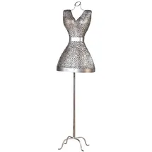Casablanca modernes Design Casablanca - Büste, Kleiderbüste - Purley - Metall - antik-Silber - H155cm, B41cm