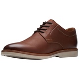 CLARKS Atticus Ltlace Oxford, Dark Tan Lea, 43 EU