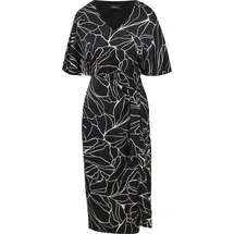 s.Oliver Midikleid Wickeloptik Schwarz 36