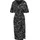 s.Oliver Midikleid Wickeloptik Schwarz 36
