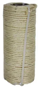 Sisal touw op rol (5 mm - 37,5 meter)  Per stuk