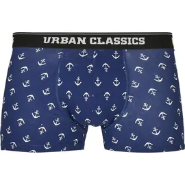 URBAN CLASSICS Boxershorts 5 Einheiten Anchor / Black / Charcoal S