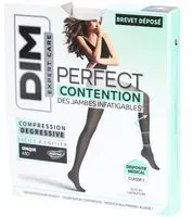 DIM Perfect Contention - Collants opaques 45D Noir Taille 4 Culotte Menstruelle