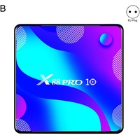 X88 Pro RK3318 4K Dual Band für Android 10.0 High Clarity Media Player TV Set Top Box-Blau b-Größen: EU -Stecker