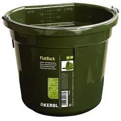 Futtereimer und Wassereimer FlatBack, Eimer mit Henkel, 20 Liter, grün
