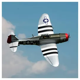 HANGAR 9 RC-Flugzeug P-47D Thunderbolt ARF schwarz/silber