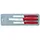 Victorinox Gemüsemesser-Set 3-tlg.  mit Kunststoff Griff  rot