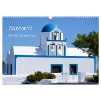 Calvendo Santorini (Wandkalender 2026 DIN A3 quer), CALVENDO Monatskalender:
