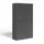 Vicco Kleiderschrank Claus 111 x 191,5 x 40 cm Grau