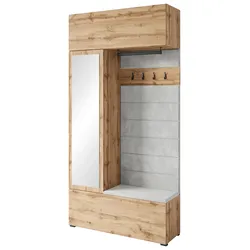 Garderobe Tejo ca. 115x232 cm Eiche Wotan