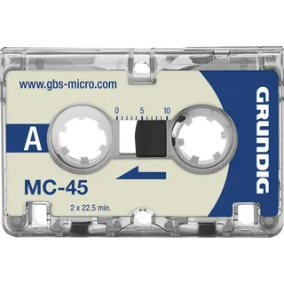 Grundig Diktierkassette, MC45 GGM4500 Micro, 3 Stück),
