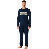 SCHIESSER Schlafanzug Casual Nightwear Blau 58