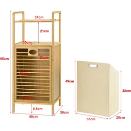 [en.casa] Wäschekorb, Rendalen