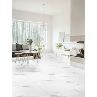 Check Klick-Vinyl CHECK One Alsberg Marmor 2157 Hochglanz-Fliese XL inkl. Trittschall Standard -1m2 - Weiß
