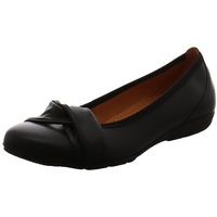 Gabor Damen Klassische Ballerinas, Frauen Flats,Sommerschuhe,Slipper,Ausgehschuhe,Abendschuhe,Slip-ons,Ballerina-Schuhe,schwarz,37.5 EU / 4.5 UK - 37.5 EU