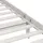 vidaXL Massivholzbett 90 x 200 cm Weiß