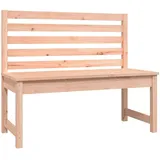 vidaXL Gartenbank 109 cm Massivholz Douglasie