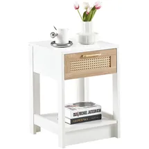 modfu Beistelltisch Weiß MDF 40 x 55 x 40 cm