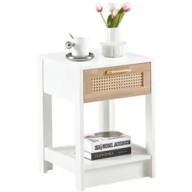 modfu Beistelltisch Weiß MDF 40 x 55 x 40 cm
