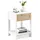 modfu Beistelltisch Weiß MDF 40 x 55 x 40 cm