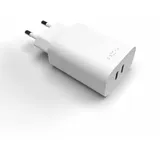 FIXED Super Fast Charger 2xUSB-C PD 3.0 35W White