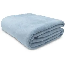 ZOLLNER Kuscheldecke 150 x 200 cm Hellblau